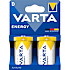 Varta Longlife D batterier 2-pak