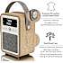 VQ Monty DAB+/FM og Bluetooth radio - træ