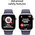 Apple Watch S11 (2025) GPS 42 mm - Silver Aluminium - Purple Fog Sport Band S/M