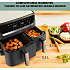 OBH Dual Easy Airfryer og grill 5,2 liter + 3,1 liter