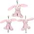 Princess Mimi plysnøglering kanin – flere varianter - assorteret