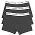 Calvin Klein herre 3-pak tights str. S - sort