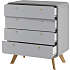 Caitlin kommode - grå
