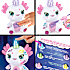 Airbrush Plush Axolotlcorn bamse 30 cm