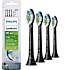 Philips Sonicare W2 Optimal White tandbørstehoveder 4-pak - sort