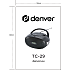 Denver TC-29 boombox med CD-afspiller og FM radio
