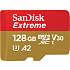 Sandisk microsdxc extreme hukommelseskort - 128gb 170mb/s