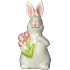 Hvid porcelænskanin 10,7 og 11,5 cm - flere varianter - assorteret