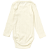 VRS baby body langærmet str. 92 - råhvid