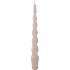 Snoede stagelys 2,2x24 cm - elfenben