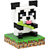 Minecraft Panda lampe - sort og hvid