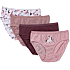VRS børne 4-pak trusser str. 98/104 - pink/hvid