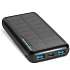 SBS Solar Power Bank 10.000mAh - sort