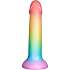 baseks Rainbow silikone dildo 18 cm