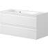 Sydney badmøbel med vask  - hvid højglans