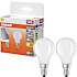 Osram 2-pak LED kronepære 1,8W - varmt hvidt lys