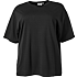 VRS dame oversize T-shirt str. 50 - sort