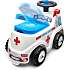 Falk Toys ambulance ride-on med opbevaringsrum, rat og horn