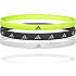 Adidas hårbånd 3-pak refleks -  neon gul, hvid og sort