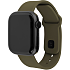 Fixed Silikone rem til Apple Watch - Oliven