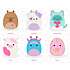 Squishmallows bamse 19 cm - flere varianter - assorteret