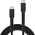 X2O Longlife 100W USB-C/C-kabel 3M - Sort