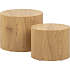 Melly sofabordsæt - trælook