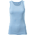 VRS dame rib tanktop str. S - lyseblå