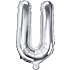 Folieballon "U" 33 cm - flere varianter - assorteret