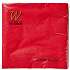 Windsor ensfarvede servietter 33x33 cm 20-pak - Rubinrød