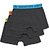Marathon teen 3-pak boxershorts str. 10-12 år - sort