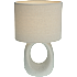 Asta keramik bordlampe - hvid