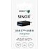 Sinox USB C til USB A adapter