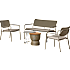 Bakkedal loungesæt + sidebord