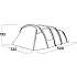 Easy Camp hamra 5 personers tunneltelt