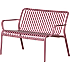 Messina loungesofa - plum
