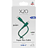 X2O SUPERFLEX 60W USB-C/C-kabel 1,5M - Blågrøn