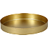 Lysfad metal D :7 x H: 1 cm - guldfarvet