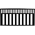 Nordic Fence Tendens forhavehegn - sort