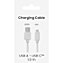 Sinox USB-A til USB-C kabel 1 meter - hvid