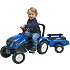 Falk Toys New Holland traktor med vogn