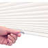 DEBEL Touch Split Plisségardin 60 x 160 cm - hvid