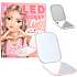 TOPModel foldbar lommespejl med LED