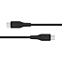 X2O SUPERFLEX 60W USB-C/C-kabel 1,5M - Sort