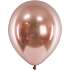 Glossy latexballoner Ø:30 cm 10-pak - Rosegold