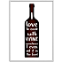 I love to cook with wine - 30x40 cm
