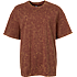 VRS dame oversize T-shirt str. M - brun