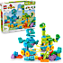 LEGO DUPLO By 3-i-1-dinosaurer på hjul 10451
