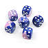 Games for fun marmor terning 6-pak lilla