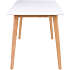 Pinto spisebord - hvid og træ
